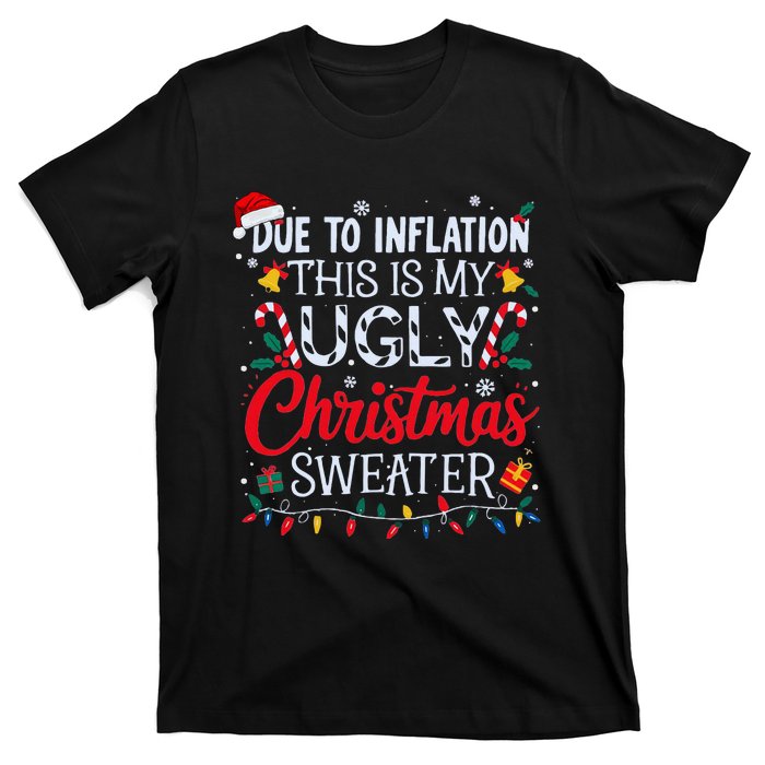 Funny Ugly Christmas Sweater Women Couples Matching Xmas T-Shirt