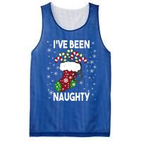 Funny Ugly Couples Christmas IVe Been Naughty Gift Mesh Reversible Basketball Jersey Tank