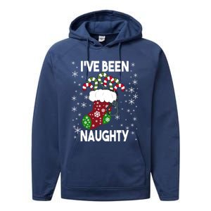 Funny Ugly Couples Christmas IVe Been Naughty Gift Performance Fleece Hoodie