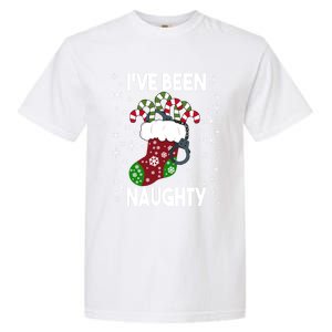 Funny Ugly Couples Christmas IVe Been Naughty Gift Garment-Dyed Heavyweight T-Shirt