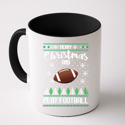 Football Ugly Christmas Mug