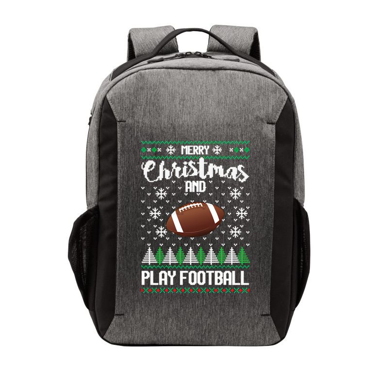 Football Ugly Christmas Vector Backpack