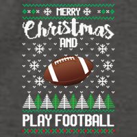Football Ugly Christmas Vector Backpack