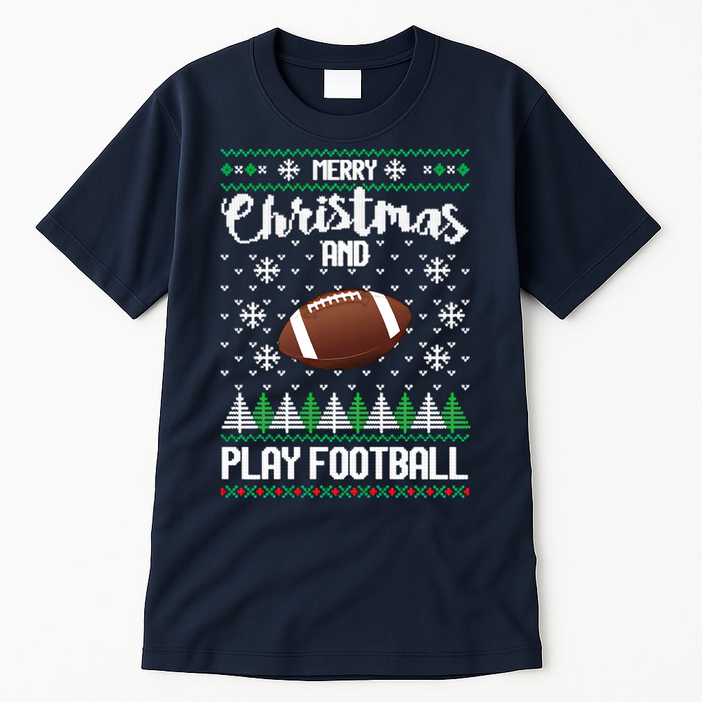 Football Ugly Christmas Tall T-Shirt
