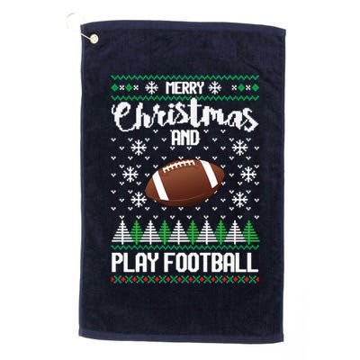 Football Ugly Christmas Golf Towel