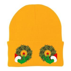 Funny Ugly Christmas Matching Couple Chest Design Knit Cap Winter Beanie