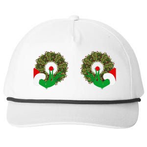 Funny Ugly Christmas Matching Couple Chest Design Snapback Five-Panel Rope Hat