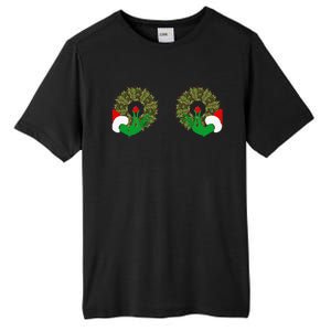 Funny Ugly Christmas Matching Couple Chest Design Tall Fusion ChromaSoft Performance T-Shirt