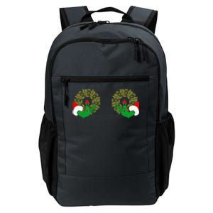 Funny Ugly Christmas Matching Couple Chest Design Daily Commute Backpack