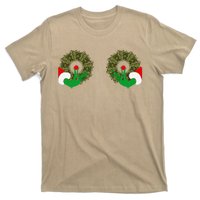 Funny Ugly Christmas Matching Couple Chest Design T-Shirt