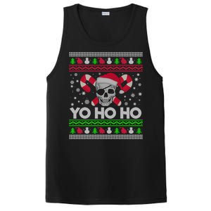 Funny Ugly Christmas Santa Pirate Yo Ho Ho Gift PosiCharge Competitor Tank