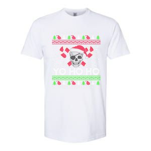 Funny Ugly Christmas Santa Pirate Yo Ho Ho Gift Softstyle CVC T-Shirt