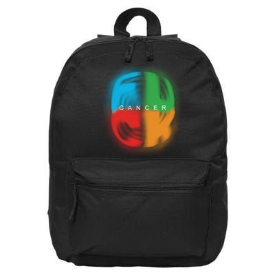 Fuck All Cancer 16 in Basic Backpack