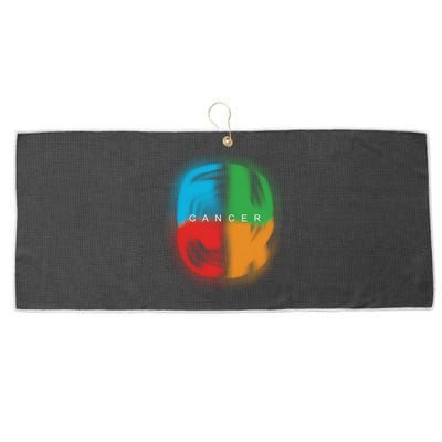 Fuck All Cancer Large Microfiber Waffle Golf Towel