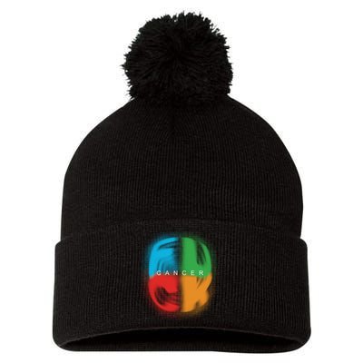 Fuck All Cancer Pom Pom 12in Knit Beanie