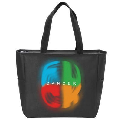 Fuck All Cancer Zip Tote Bag