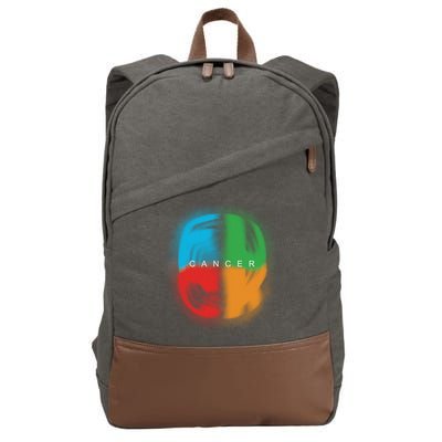 Fuck All Cancer Cotton Canvas Backpack