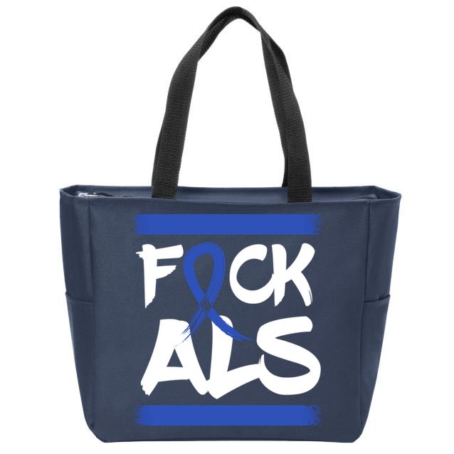 F*uck ALS Zip Tote Bag