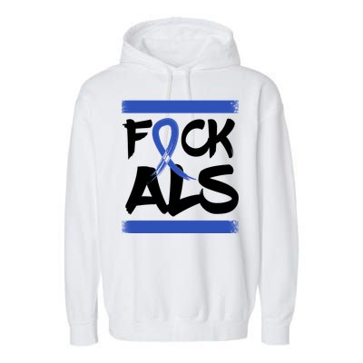 F*uck ALS Garment-Dyed Fleece Hoodie