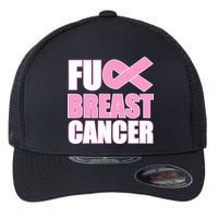 Fuck Breast Cancer Fight Logo Flexfit Unipanel Trucker Cap