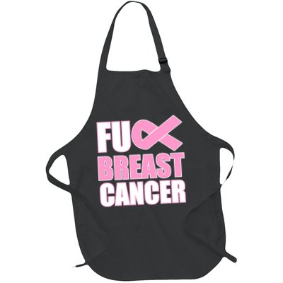 Fuck Breast Cancer Fight Logo Apron