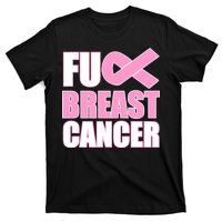 Fuck Breast Cancer Fight Logo T-Shirt