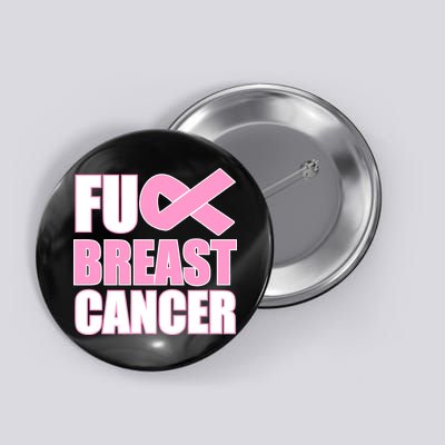 Fuck Breast Cancer Fight Logo Button