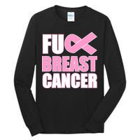 Fuck Breast Cancer Fight Logo Tall Long Sleeve T-Shirt