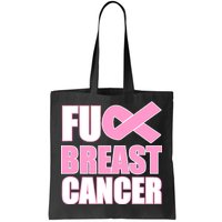 Fuck Breast Cancer Fight Logo Tote Bag