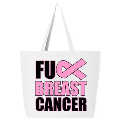 Fuck Breast Cancer Fight Logo 25L Jumbo Tote