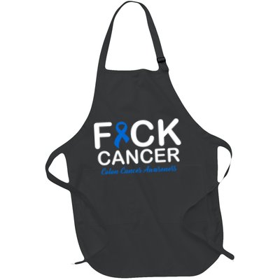 Fuck Cancer Colon Cancer Awareness Apron