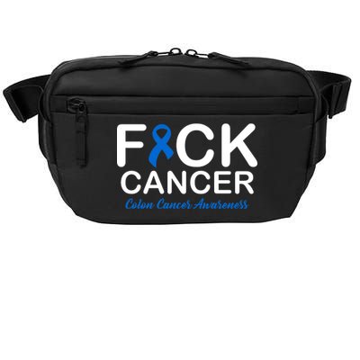 Fuck Cancer Colon Cancer Awareness Crossbody Pack