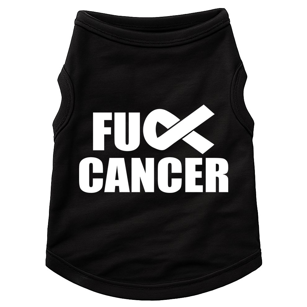 Fuck Cancer Fight Logo Doggie Tank