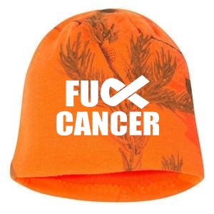 Fuck Cancer Fight Logo Kati - Camo Knit Beanie