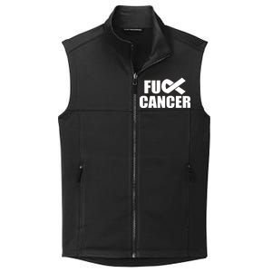 Fuck Cancer Fight Logo Collective Smooth Fleece Vest