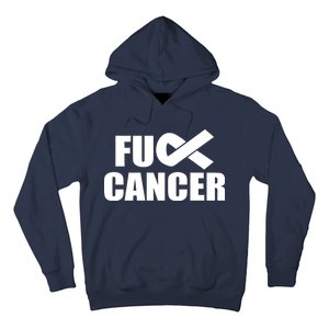 Fuck Cancer Fight Logo Hoodie