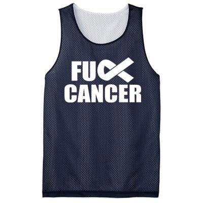 Fuck Cancer Fight Logo Mesh Reversible Basketball Jersey Tank