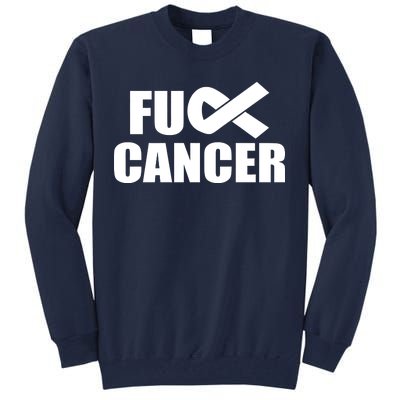 Fuck Cancer Fight Logo Tall Sweatshirt