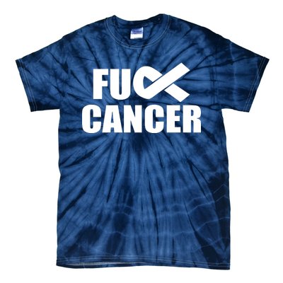 Fuck Cancer Fight Logo Tie-Dye T-Shirt