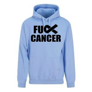 Fuck Cancer Fight Logo Unisex Surf Hoodie