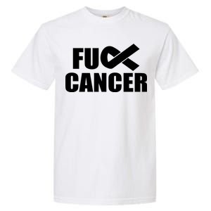 Fuck Cancer Fight Logo Garment-Dyed Heavyweight T-Shirt