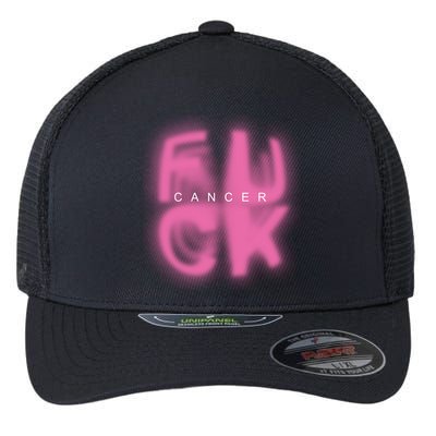 Fuck Cancer Logo Flexfit Unipanel Trucker Cap