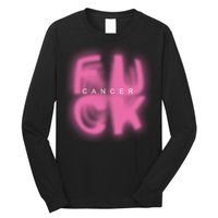 Fuck Cancer Logo Long Sleeve Shirt