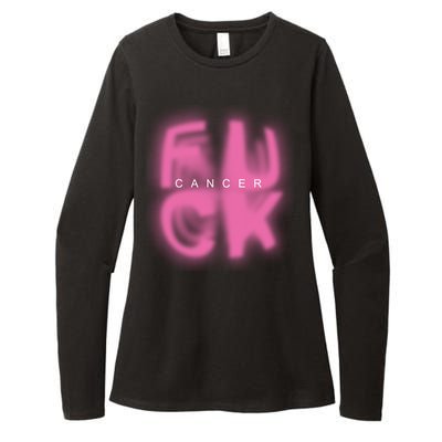 Fuck Cancer Logo Womens CVC Long Sleeve Shirt