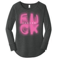 Fuck Cancer Logo Women's Perfect Tri Tunic Long Sleeve Shirt