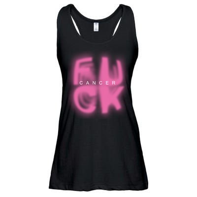 Fuck Cancer Logo Ladies Essential Flowy Tank