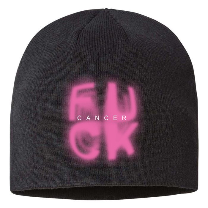 Fuck Cancer Logo Sustainable Beanie