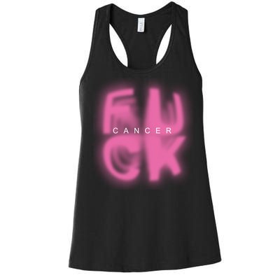 Fuck Cancer Logo Women's Racerback Tank