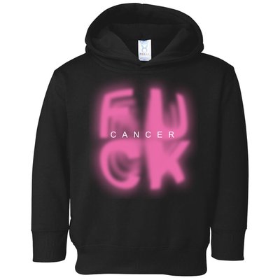 Fuck Cancer Logo Toddler Hoodie