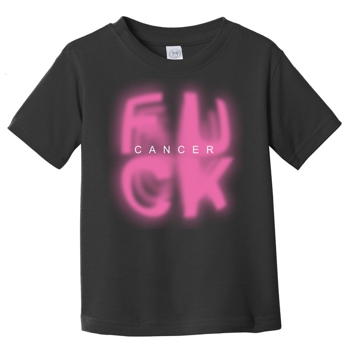 Fuck Cancer Logo Toddler T-Shirt